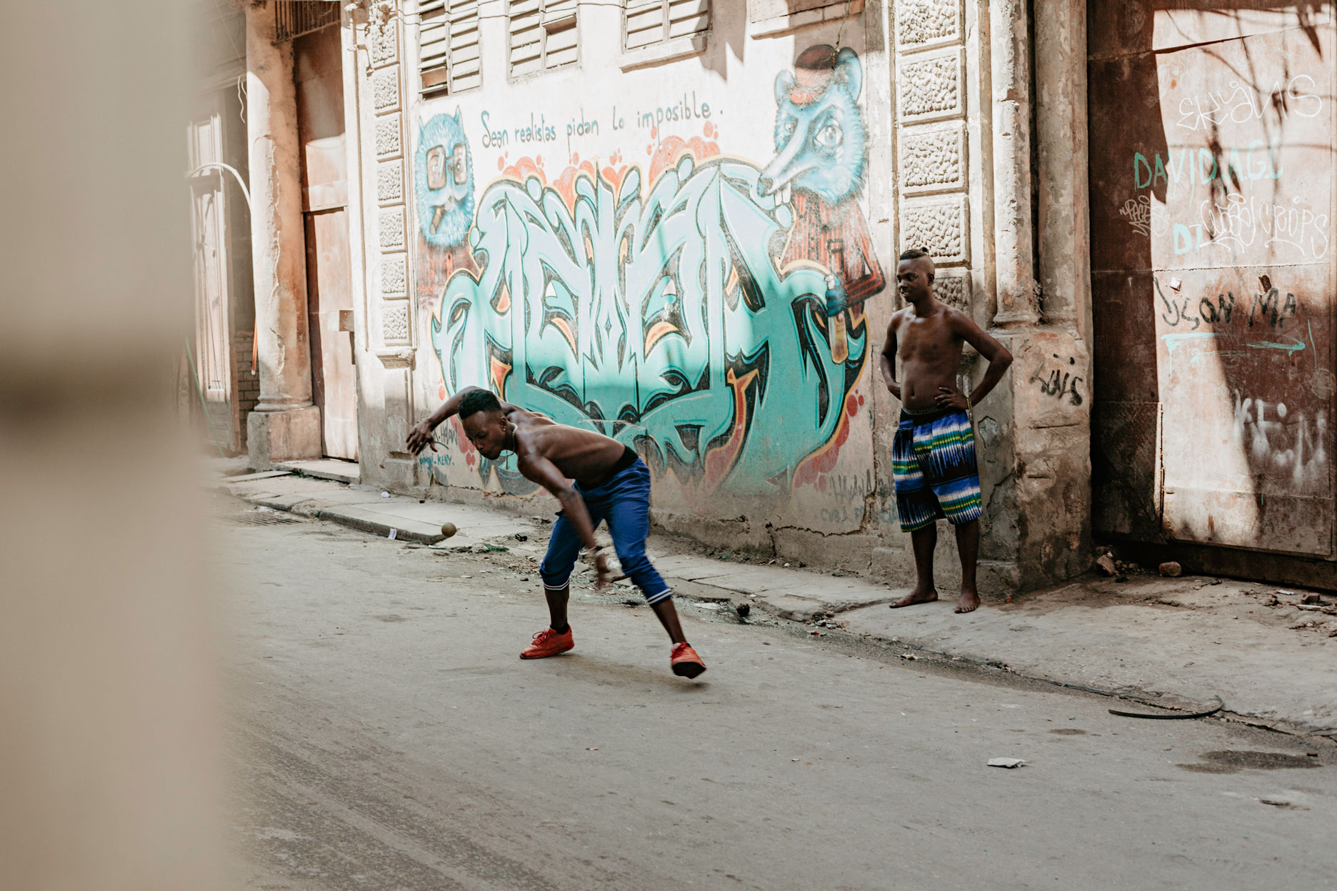 Béisbol en la calle